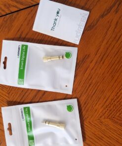 UGREEN 6.35mm 1/4 Male to 3.5mm 1/8 Female Stereo Headphone Adapter Audio Jack Plug Gold Plated for Speaker Headphone Guitar Digital Piano Amp, 2 Pack 62 71Y jNwhgzL