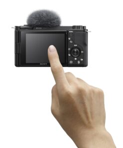 Sony Alpha ZV-E10 - APS-C Interchangeable Lens Mirrorless Vlog Camera - Black Camera Only Base 14 71Y0eN54t7L 1