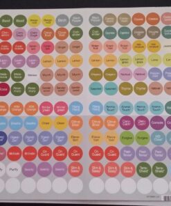 doTERRA Essential Oil Cap Sticker Labels Sheet | 192 Stickers Total 13 71Y0nfYqyQL