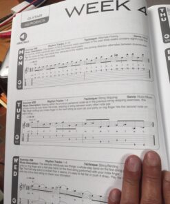 Guitar Aerobics: A 52-Week, One-lick-per-day Workout Program for Developing, Improving and Maintaining Guitar Technique Bk/online audio Paperback 19 71Y1Rhk3 tL
