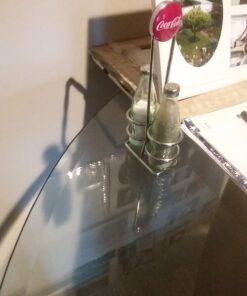 TableCraft Coca-Cola Salt and Pepper Shaker Set with Chrome Plated Metal Rack, Coca-Cola Salt and Pepper Shaker Set 31 71Y2MCad5EL