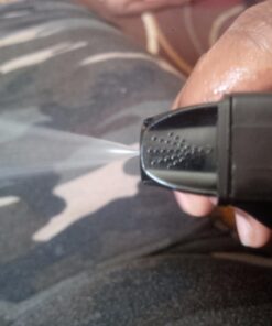 Empty Amber Glass Spray Bottle - Large 16 oz Refillable Container is Great for Essential Oils, Homemade Cleaning Products, Aromatherapy - Durable Black Trigger Sprayer w/ Mist and Stream Setting 35 71Y313LUjEL