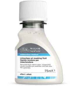 Winsor & Newton Watercolor Medium, Art Masking Fluid, Colourless, 75ml (2.5-oz) bottle 2.5-oz Bottle 21 71Y37nuhmEL 2