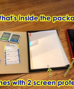 SPARIN 2 Pack Screen Protector Compatible with iPad 6th 5th Generation/iPad Air 2/ iPad Pro 9.7, Tempered Glass Screen Protector 65 71Y3U1HGbfL