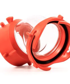 Camco RhinoFLEX Clear 45 Degree RV Sewer Hose Swivel Fitting- Allows You to See When Tank is Empty, Odor Protection; Durable and Secure Connection (39847) 15 71Y41PFOsL