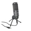 Audio-Technica AT2020USB+ Cardioid Condenser USB Microphone, With Built-In Headphone Jack & Volume Control, Perfect for Content Creators (Black) AT2020USB+ Black 7 71Y4NfZU7eL