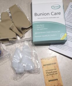 Flyen Bunion Corrector for Women and Men Bunion Pain Relief Protector Sleeves Kit - Relief Pain in Hallux Valgus, Big Toe Spacer Separators Brace Straighteners Splint 1 54 71Y5F1HTD7L