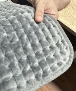 Heating Pad for Back Pain Relief Large 17 x 33, Electric Heated Pad Moist for Back Pain Muscle,Soft Heating Pads for Cramps, Abdomen, Waist, Neck, Shoulder with Heat Settings and Auto-Off (Gray) 17 x 33 Gray 45 71Y5LXCEY9L