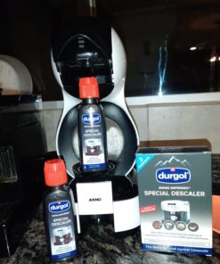 Durgol Swiss Espresso, Descaler and Decalcifier for All Brands of Espresso Machines and Coffee Makers, 4.2 Fluid Ounces (Pack of 2) 4.2 Fl Oz (Pack of 2) 18 71Y5iuVxgtL