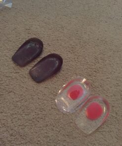 Heel Cups Plantar Fasciitis Inserts (3 Pairs) Silicone Heel Pads for Women or Men | Bone Spurs Heel Pain Relief | Gel Heel Protectors | Sore Feet Bruised Heel Treatment | Gel Shoe Insole (Small) Small/Medium (Pack of 6) 26 71Y5vH7XNrL