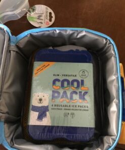 Healthy Packers Ice Pack for Lunch Box - Freezer Packs - Original Cool Pack | Slim & Long-Lasting Reusable Ice Packs for Lunch Bags and Cooler Bag (Set of 4) 4pk 36 71Y6Ub2XwiL