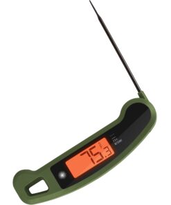 Alternative view of Lavatools PX1D Javelin PRO Duo Ultra Fast Professional Digital Instant Read Meat Thermometer for Grill and Cooking, 4.5" Probe, Auto-Rotating Backlit Display, Splash Resistant – Olive