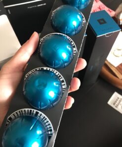 Nespresso Capsules VertuoLine, Odacio, Dark Roast Coffee, 30 Count Coffee Pods, Brews 7.77 Ounce (VERTUOLINE ONLY) 10 Count (Pack of 3) 30 71Y809CJ8mL