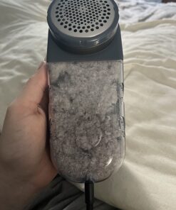 SUPER LINT Best Rated Electric Sweater Shaver Best Fuzz Pill Bobble Remover for Fabric Fleece Curtains Clothes, Black & Silver Batteries or A/C adapter 43 71Y89f7DyoL
