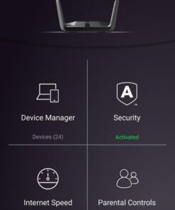 NETGEAR Nighthawk 8-Stream AX8 Wifi 6 Router (RAX80) – AX6000 Wireless Speed (Up to 6 Gbps) | 2,500 sq. ft. Coverage AX6000 WiFi 6 | 8 Streams 50 71Y8GVIg46L