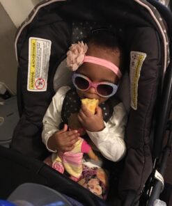 Chicco Keyfit Infant Car Seat and Base with Car Seat, Lilla SuperCinch LATCH Installation 43 71Y8K5gPELL