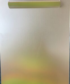 Amazon Basics Metal Clipboard with 2 Compartments and Interior 250 Sheet Paper Storage, 14.09 x 9.21 x 2.6 Inches, letter size, Silver 35 71Y8SAUrxqL