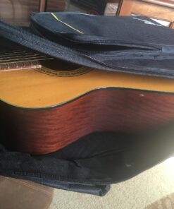 Faswin 41 Inches Guitar Bag Dual Adjustable Shoulder Strap Acoustic Guitar Gig Bag, Guitar Case Waterproof Oxford Cloth 0.3 Inch Thicken Sponge Pad, Black 43 71YAZnyC HL