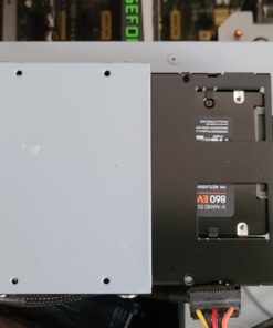 Corsair Dual SSD Mounting Bracket (3.5” Internal Drive Bay to 2.5", Easy Installation) Black 1 Count (Pack of 1) Dual SSD Mount 44 71YBNZQ NeL