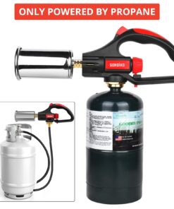 Alternative view of Sondiko Cooking Propane Torch Head Kitchen Torch, Outdoor Campfire Torch with Safety Lock and Adjustable Flame for BBQ Searing Steak, Creme Brulee (Tank Not Included) Large