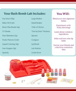 MindWare Science Academy Lip Balm Lab Kit | Includes 18pcs for DIY Lip Balms to Teach Kids & Teens Cosmetic Chemistry 10 71YChf4gRoL
