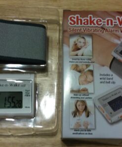 TECH TOOLS INNOVATIVE GIFTS AND GADGETS Silent Vibrating Personal Alarm Clock Shake-N-Wake (White) 27 71YDP93F9dL