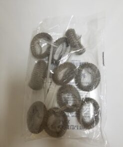 12 Pack of Washing Machine Lint Traps. Comes with 12 Ties. Attach to Your Washer Sink Hose and Allow the Metal Mesh Trap to Filter the Laundry Water. Stainless Steel and Rust Proof. 37 71YDv6ASGxL