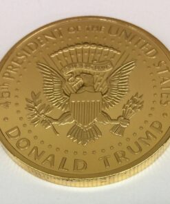 Aizics Mint Trump Coin 2017 Gold Inaugural Eagle Commemorative Donald Trump Coin 38mm. 45th President of The United States of America Certificate of Authenticity M.A.G.A. POTUS 12 71YEJkbGwmL