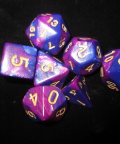 New 5 x 7-Die Series Polyhedral Dice Set - 5 Colors Dungeons and Dragons DND RPG MTG Table Games Dice with 5 Free Pouches by Flyesto 23 71YEWgbu7AL
