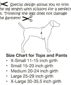 Mozzie Pants Walking Dog Pants, E-Collar Alternative, Dog Pajamas, X-Small Dog, Blue 9 71YFnn2ZsLL