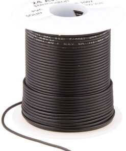 Alternative view of Remington Industries 24UL1007SLDBLA UL1007 24 AWG Gauge Solid Hook-Up Wire, 300V, 0.0201" Diameter, 100' Length, Black