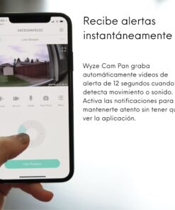 Wyze Cam 1080p Pan/Tilt/Zoom Wi-Fi Indoor Smart Home Camera with Night Vision, 2-Way Audio, Works with Alexa & the Google Assistant, White - WYZECP1 Wyze Cam Pan 46 71YGgLj6uJL