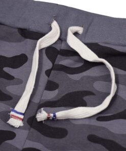 KISBINI Boy's Cotton Camouflage Sweatpants Sports Pants for Children 7 Iron Grey 17 71YGhgDeoSL