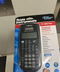Texas Instruments TI-36X Pro Engineering/Scientific Calculator | 9.7 Inch | Black. 24 71YH 381aL