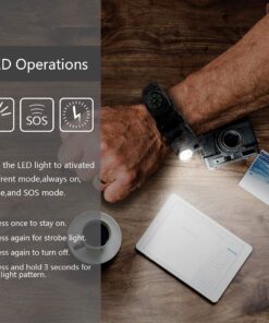 NVioAsport 20 in 1 Survival Paracord Bracelet Adjustable Gear Kit with SOS LED Light, Fire Starter, Bigger Compass, Survival Whistle, Perfect for Camping, Hiking, Fishing Army Green Camo 1PC 9 71YIAvu6TgL