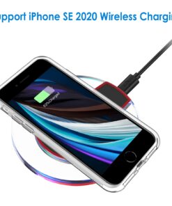 JETech Case for iPhone SE 3/2 (2022/2020 Edition), iPhone 8 and iPhone 7, 4.7-Inch, Non-Yellowing Shockproof Phone Bumper Cover, Anti-Scratch Clear Back (Clear) 36 71YITnZKvL