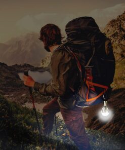 DealBang Portable LED Tent Light 4 Pack 150 Lumens LED Hanging Camping Tent Lantern Bulbs Camping Equipment for Outdoor Fishing, Hiking, Camping, Backpacking, Emergency, Hurricane, Storm,Outage Camflouge 02 11 71YInB7YTSL