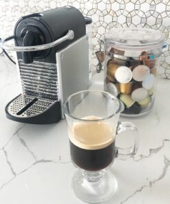 Nespresso Pixie Coffee and Espresso Machine by DeLonghi, 24oz, Aluminum Discontinued Pixe Aluminum: Machine Only 29 71YJ3R F2LL