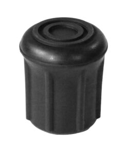 PCP Replacement Cane Tips, 3/4 inch / 1.9 cm Diameter (Gray, Two Tips), Black, 3/4-Inch Diameter 17 71YJKYjHk0L