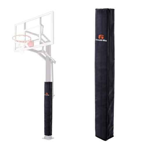 Goalrilla Square All-Weather, Durable Basketball Pole Pad Fits 5x5 Inch Goalrilla Poles , Black