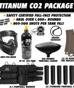 Maddog Tippmann TMC MAGFED Titanium Paintball Gun Starter Package Tan CO2 Package 7 71YJwhICDHL