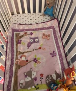 Bedtime Originals Lavender Woods 3 Piece Bedding Set 31 71YK0DLCmeL