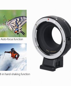 Commlite CM-EF-EOS M Auto-Focus Lens Mount Adapter for EF/EF-S Lens to Canon EOS M (EF-M Mount) Mirrorless Camera Lens Converter Ring for Canon EOS M1 M2 M3 M5 M6 M10 M50 M100 EF-EOS M 37 71YL6yiAWSL