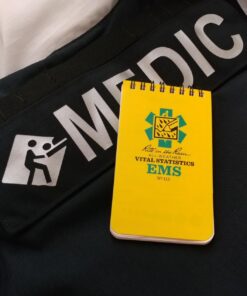 Rite in the Rain Weatherproof EMS Notebook, 3" x 5", Yellow Cover, Vital Stats Pages (No. 112) 1 Pack 13 71YLNRBiktL