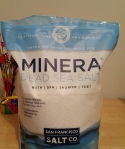 Minera Natural Dead Sea Salt - 5 lbs. Bulk - Fine Grain 39 71YLVXo6HtL
