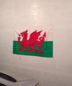 Alternative view of Wales Flag 3 x 5 Brand NEW 3x5 Welsh Dragon Flag