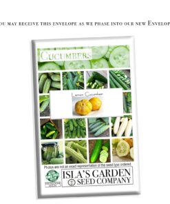 Lemon Cucumber Seeds for Planting,125+ Heirloom Seeds Per Packet, (Isla's Garden Seeds), Non GMO Seeds, Botanical Name: Cucumis sativus 'Lemon', Great Gift for Home Garden 18 71YLzLeLEGL