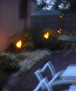 Walensee Solar Lights Outdoor Upgraded 43"(4 PACK) 96 LED Waterproof Flickering Flames Torch Lights Outdoor Solar Spotlights Landscape Decoration Lighting Dusk to Dawn Auto On/Off Security Torch Light 30 71YM3cwrx2L