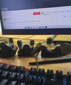 Skywin VR Tracker Belt and Strap Bundle for HTC Vive System Pucks - Adjustable Hand Straps Waist Full-Body Tracking in Virtual Reality (1 2 Straps) 1 Belt 2 Hand Strap Belt & Hand Strap 29 71YMMo9JxrL