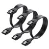 Cable Matters 3-Pack SATA III 6.0 Gbps SATA Cable 18 Inches (SATA Cable for SSD, SATA SSD Cable, SATA 3 Cables) Black 23 71YMNZF7VL